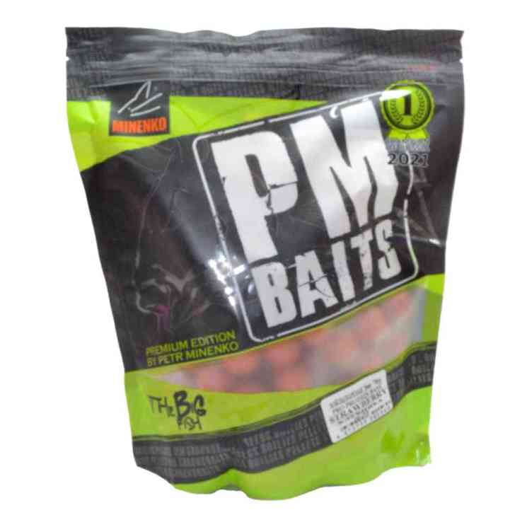 Бойлы варёные клубника PRO PROTEIN+   д15 мм