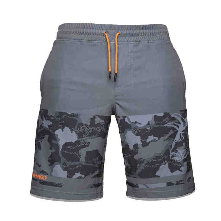 Шорты на резинке Graphite black camo (XL)