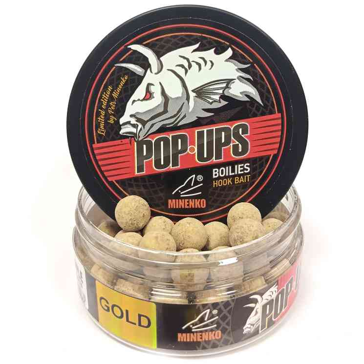 Бойлы плавающие POP-UP GOLD  в обсыпке   PINEAPPLE GOLD (АНАНАС) 12 мм