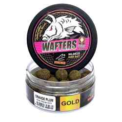 Бойлы нейтральной плавучести WAFTERS GOLD в обсыпке ORANGE PLUM (ОРАНЖЕВАЯ СЛИВА) 15 мм