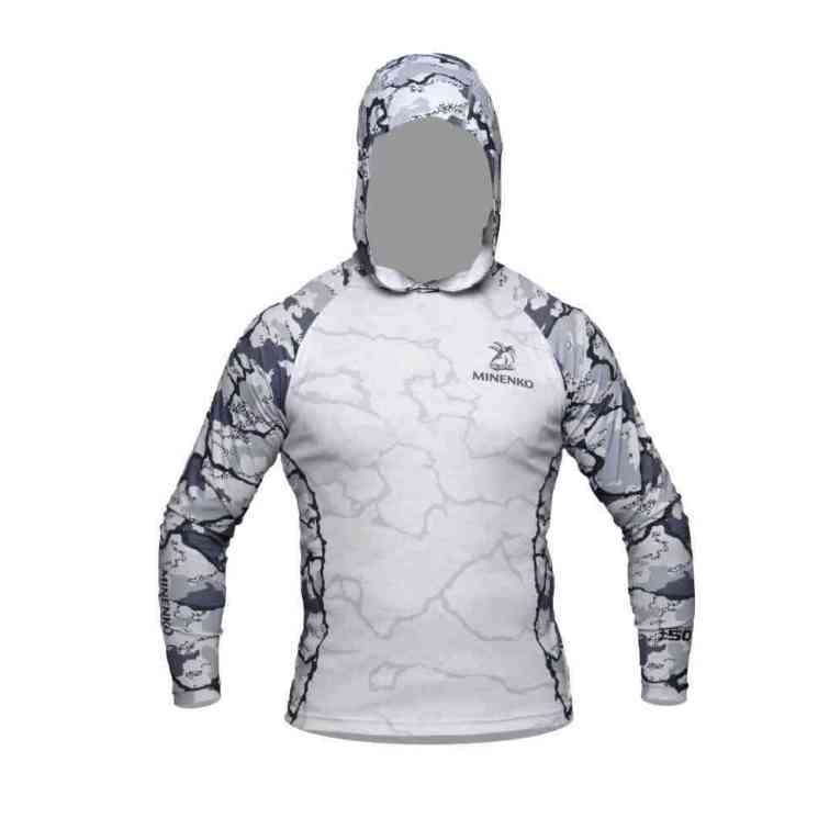 Джерси с капюшоном Graphitе white camo именная M (48-50)