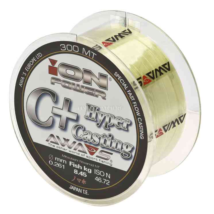 Леска карповая Awa'S ION POWER C+ HYPER CASTING 0.35мм