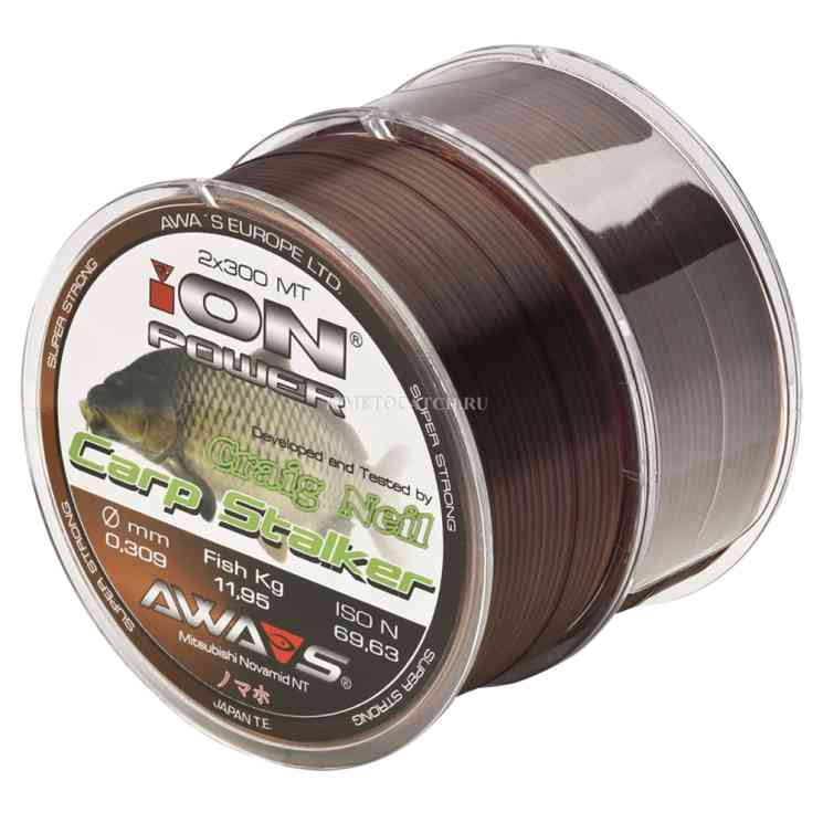 Леска карповая Awa'S ION POWER CRAIG NEIL CARP STALKER 0.370мм