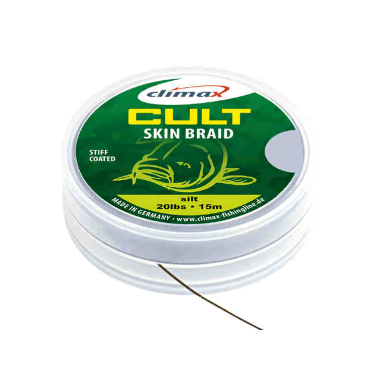 Купить Поводковый материал CULT Skin Braid (green mat) 20 lb