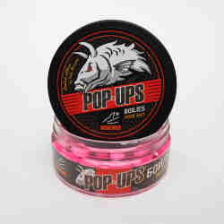 Насадочные бойлы MINENKO POP-UP  DUMBELLS pink MUSSEL 11х14 мм