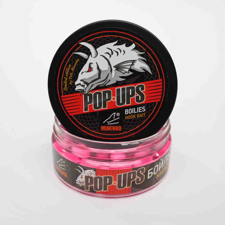 Купить Насадочные бойлы MINENKO POP-UP  DUMBELLS pink MUSSEL 11х14 мм