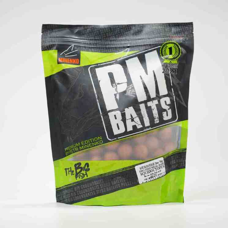 Бойлы варёные сквид октопус PRO FISH MEAL   д18 мм